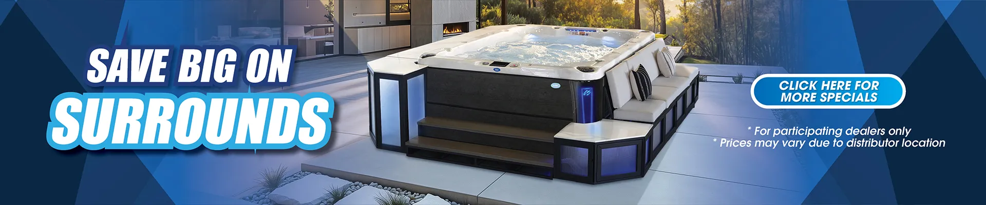 Calspas hot tub being used in a family setting - Red Deer